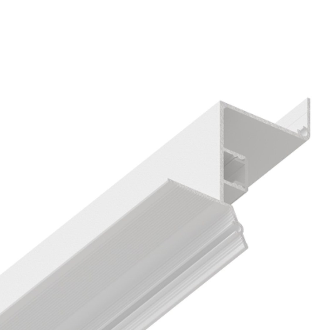 Профиль теневой алюминиевый Kraab systems GIPPS VILLAR 2.0 белый 2000×71,7×57,6